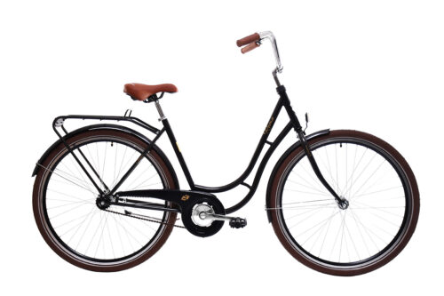 Madison Roma musta polkupyörä sivulta