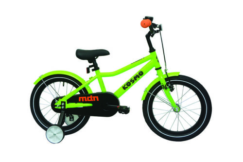 Madison Kosmo lastenpyörä värissä lime sivulta