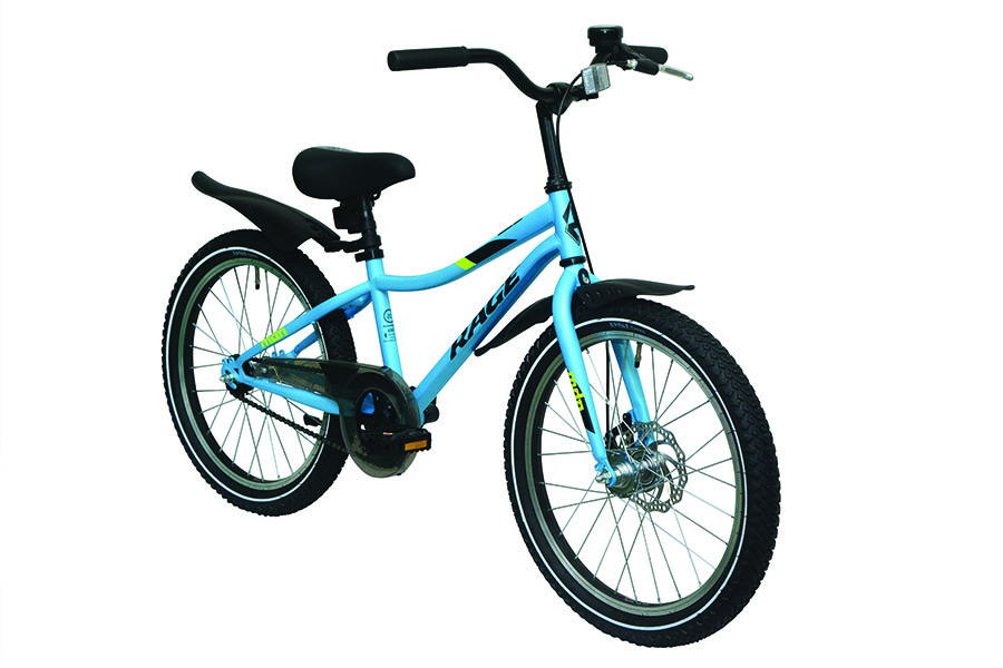Madison Rage 20 sininen nuortenpyörä etuviistosta