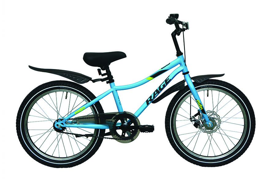 Madison Rage 20 sininen nuortenpyörä sivulta