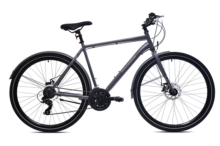 Madison Napoli harmaa polkupyörä sivukuva